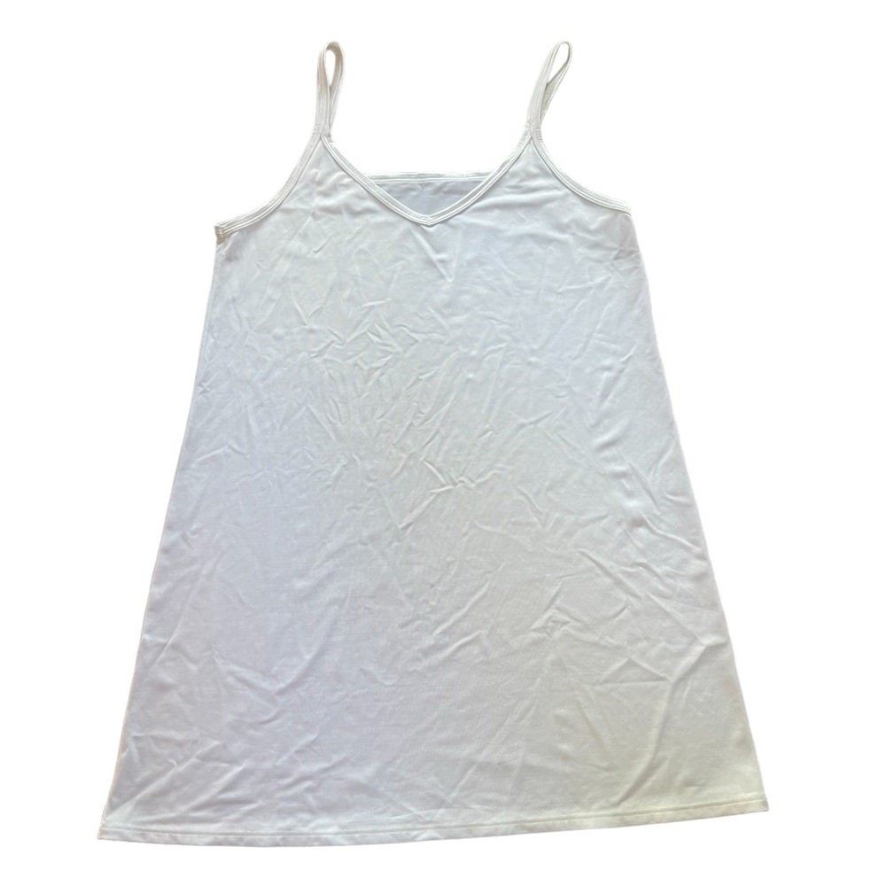 Vanity Fair Spin Slip Women's 18 (38-44) #10158 Reversible Neckline White